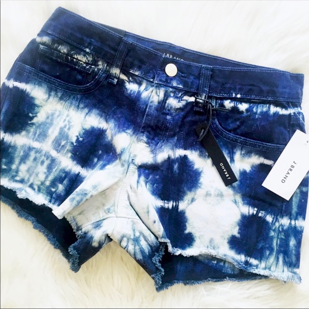 J Brand Cut Off Tie Dye Shorts - Picture 2 of 8